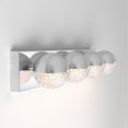 thumbnail image 4 of Artika Carat Modern LED Bathroom Vanity Light Fixture, Chrome, 4 of 5
