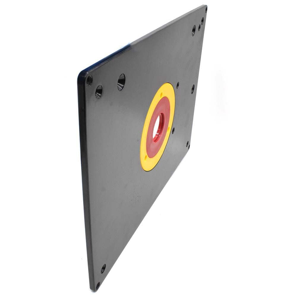 Big Horn 18101 9-Inch x 12-Inch Router Table Insert Plate w/ Guide Pin & Snap Rings