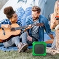 thumbnail image 4 of xjwjuw Mini Portable Bluetooth Speaker with Card Slot Radio and Hands Free Calling, 5W Stereo Sound with Long Battery Life, Wireless Small Speaker for Street Vending Night Market Travel, 4 of 7
