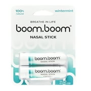(6 pack) BoomBoom Nasal Stick, Wintermint 2pk