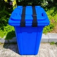 thumbnail image 6 of Adjustable Trash Can Lock Strap - Heavy-Duty Elastic Cord with Hooks, Secure Lid for Bears, Raccoons & Wind, Universal Outdoor Garbage Bin Strap (2 Pack), 6 of 6