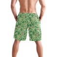thumbnail image 2 of joogoo Men's Swim Trunks Mushroom Skulls Leaf Beach Shorts with Pockets S, 2 of 6