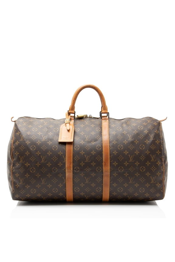 Pre-Owned Louis Vuitton Vintage Monogram Canvas Keepall 55 Duffle