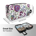 thumbnail image 3 of Uemuo Fairy Flower Pattern Portable Toiletry Bags with Handle, Waterproof travel Make up Bags for Women, Large Capacity Travel Cosmetic Bags, 3 of 9