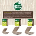 thumbnail image 3 of 200 Platos Contenedores Charolas Desechables Almeja Biodegradables 8x8'' Berry Green Compostables, 3 of 5