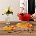 thumbnail image 7 of SKYSONIC Autumn Leaves Maple Pot Holders Trivets, 2 Pcs Heat Resistant Trivets, Cotton Thread Weave Mats for Hot Pads Pans Pot Bowl Teapot for Kitchen Decor, 7 of 7