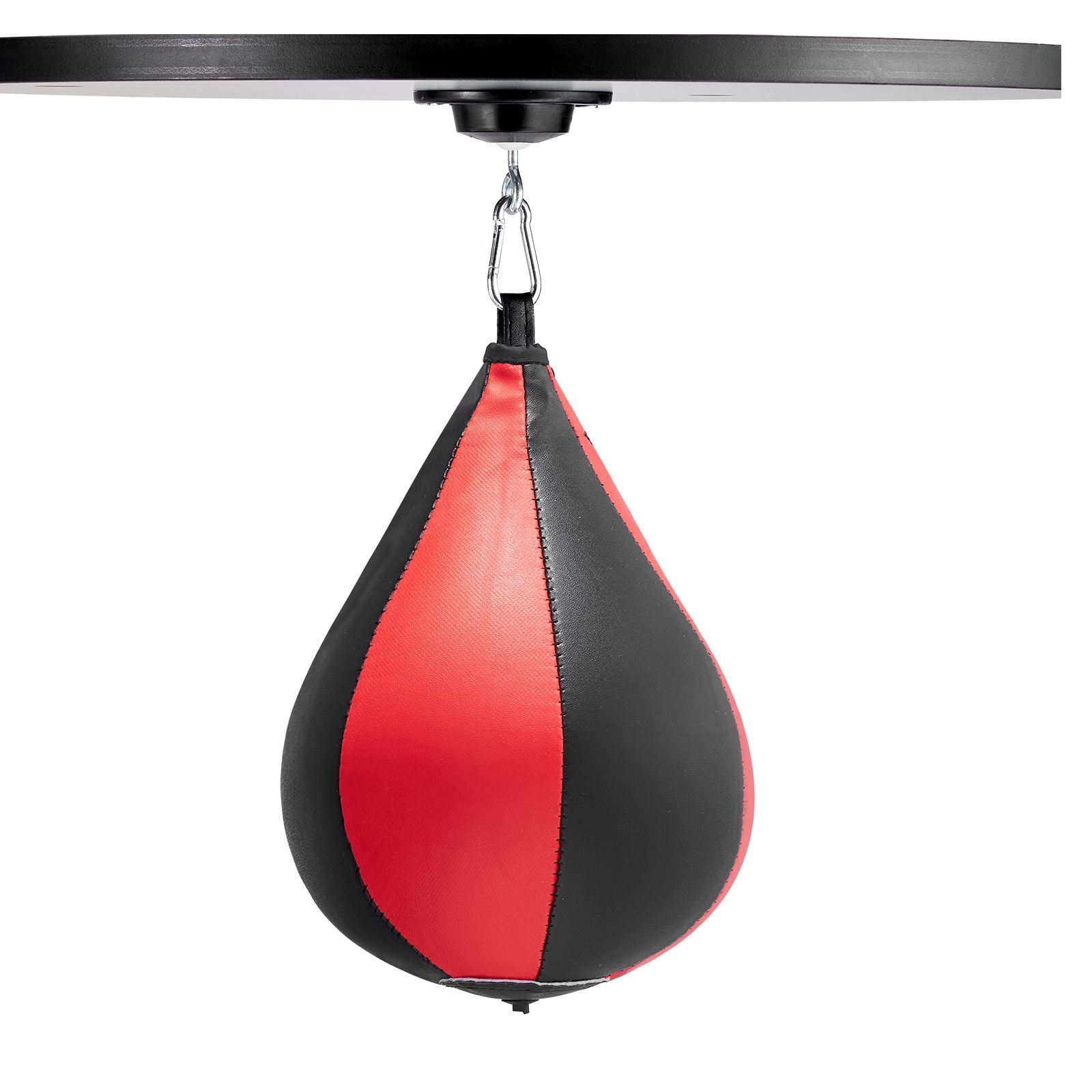 Dranite Steel 2-in-1 Adjustable Punching Bag Stand, Heavy Duty Freestanding Boxing Trainer with Speed Bag Platform, Holds 140 lbs for Home Gym Fitness Workout