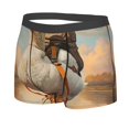thumbnail image 2 of Balery Hiking Duck Men's Boxer Briefs, Soft and Breathable Cotton Underwear with nylon Waistband-X-Large, 2 of 9