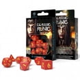 thumbnail image 1 of Q-workshop QWOSCLR23 dés Classiques Runic, Rouge & Jaune - Ensemble de 7, 1 of 1