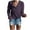Purple, variant on GigrtiJin Womens Knitted Tunic Tops Loose Long Sleeve Button up V Neck Shirts Casual Comfy Solid Color Blouses