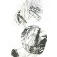 thumbnail image 2 of Vess, June Erica 19x24 White Modern Wood Framed Museum Art Print Titled - Scribble Stones IV, 2 of 4
