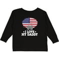 thumbnail image 3 of Inktastic I Love my Daddy Military Son Daughter Boys or Girls Long Sleeve Toddler T-Shirt, 3 of 5