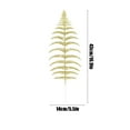thumbnail image 3 of Costeam 12Pcs Christmas Artificial Leaf Sprays Cedar Picks Gold Glittered Christmas Tree Ornaments Floral Stems for Gold Christmas Tree Wreaths Seasonal Wedding Decorations, 3 of 6