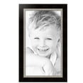 thumbnail image 2 of ArtToFrames 22" x 40" Espresso with Silver Lip Picture Frame, 22x40 inch Silver Wood Poster Frame (WOM-4951),  Pack, 2 of 5