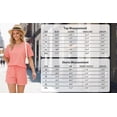 thumbnail image 7 of MOYIKO 2 Piece Oufits for Women Lounge Set Short Sleeve Shirts Matching High Waisted Shorts with Pockets, 7 of 7
