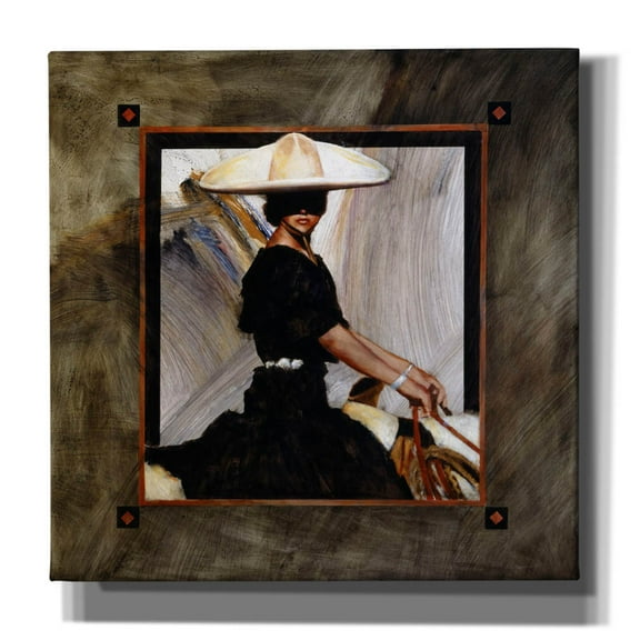 Epic Graffiti 'Prominaire' by J. E. Knauf, Canvas Wall Art, 12"x12"