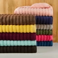 thumbnail image 3 of Mainstays Performance Textured 6-Piece Bath Towel Set - Sunray Yellow, 3 of 6