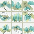 thumbnail image 2 of Koetsier, Albert 15x15 Black Ornate Wood Framed with Double Matting Museum Art Print Titled - Citrus Leaves SC, 2 of 4