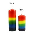 thumbnail image 4 of Rainbow Pillar Candle, 4 of 5