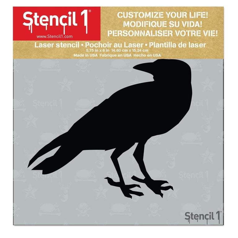 Raven Pumpkin Carving Template