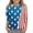 Royal Blue(American Flag Stars Striped), variant on Iaqnaocc 4th Of July Shirts for Child Girls Size 7-8 3/4 Length Sleeve Independence Day American Flag Stars Striped Summer Shirts Cute Casaul Red White and Blue T-Shirts Royal Blue 3-4 Years