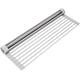 thumbnail image 1 of Escurridor de platos enrollable multiusos sobre el fregadero Fregadero，Gris$20.5" X 13.1" Rejilla enrollable para secar platos sobre el fregadero Cocina Jormftte HMYH414, 1 of 7