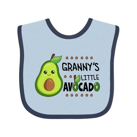 

Inktastic Granny s Little Avocado with Cute Baby Avocado Gift Baby Boy or Baby Girl Bib