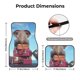 thumbnail image 5 of Balery Elephant Sits Juego de 4 Alfombrillas para Auto, Revestimientos de Caucho Resistente, Diseño Antideslizante, 5 of 7