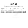thumbnail image 2 of Genius Front Rear Coated Disc Brake Rotors Kit for Car Mercedes-Benz GL350 GLS450 GL450 GLS350d KG-101564, 2 of 9
