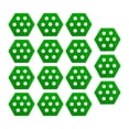 thumbnail image 1 of Almohadillas hexagonales para tabla de surf, agarre profesional para cubierta, paleta Funboard, 15 piezas Verde Zulema Almohadillas para tablas de surf, 1 of 8