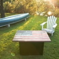 thumbnail image 5 of Endless Summer Americana 40,000 BTU Smokeless Propane Outdoor Steel Fire Pit with Patriotic USA Flag Mantel, 5 of 10