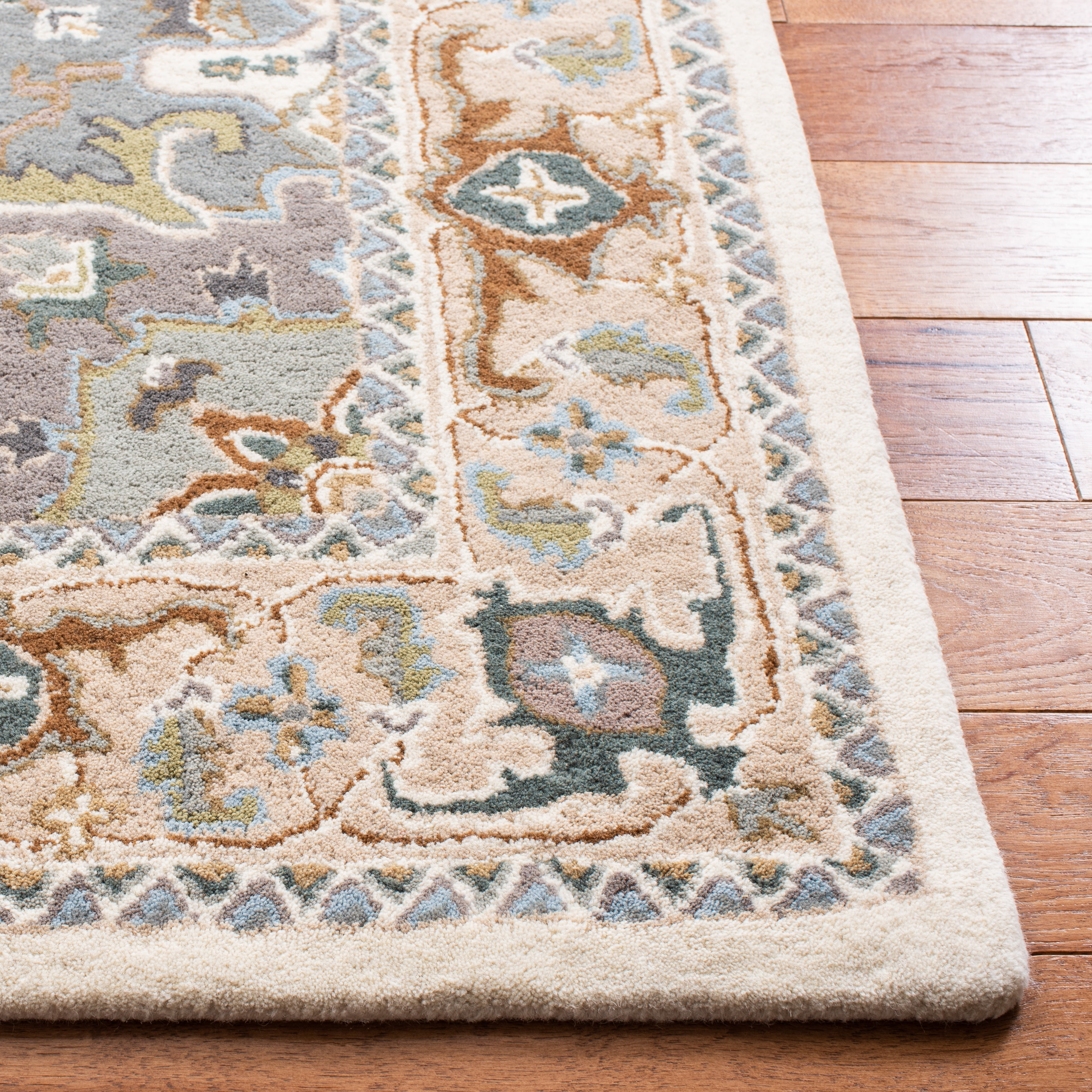 Safavieh Heritage York Oriental Wool Area Rug, Ivory/Light Blue, 8' x 10'