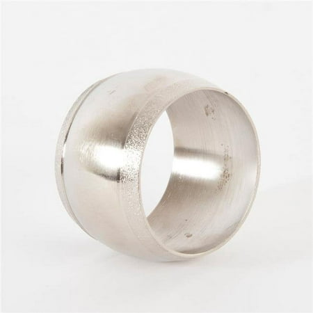 UPC 789323283412 product image for SARO NR112.S Rounded Silver Napkin Ring - Set of 4 | upcitemdb.com