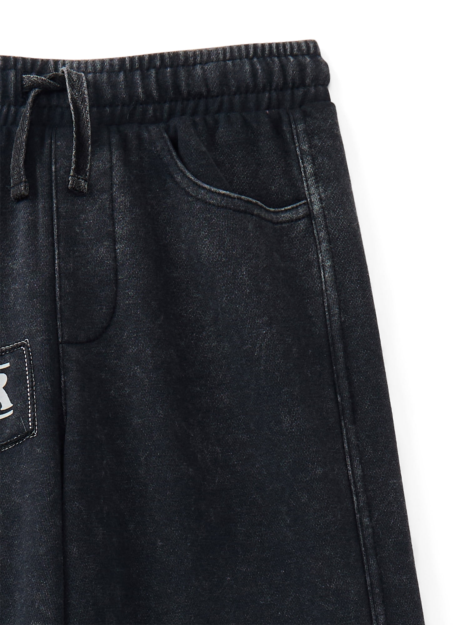 Netflix Stranger Things Girls Graphic French Terry Pants with Denim Wash, Sizes 4-16
