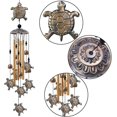 thumbnail image 1 of Garden Turtle Wind Chimes Decoración al aire libre - con 4 tubos de aluminio 6 campanas 7 Turtle Wind Chimes, Mobile Romance,11 Feliz Sencillez, 1 of 4