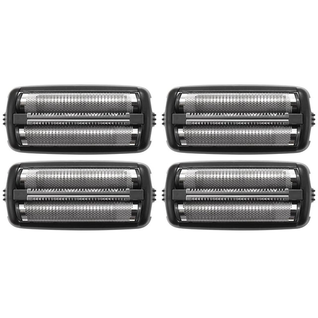 4 Pcs Lame de Tondeuse pour RSCX-9008, Lame de Rasoir de Rechange, Tête de Rasoir pour Hommes, 4 x Tête de Rasoir Électrique, Noir