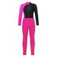 thumbnail image 4 of MSemis Kids Girls 2 Pieces Dance Gymnastics Leotard Unitard with Full Length Leggings Rose 12, 4 of 5