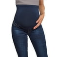 thumbnail image 6 of Frostluinai Women's Maternity Jeans Over Belly Skinny Denim Jeggings Comfy Stretch Pregnancy Pants Vintage Jeans Leggings with Pocket, 6 of 6