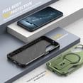 thumbnail image 5 of Dteck for Samsung Galaxy A54 5G Phone Case with Built-in Kickstand, for Galaxy A54 Magnetic Case Compatible with MagSafe, Heavy Duty Protection Shockproof Case for Samsung A54 5G,Green, 5 of 7