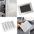 thumbnail image 4 of Coofit Refrigerator Magnet Conversion Chart Stainless Steel Fridge Magnet Fridge Decor, 4 of 10