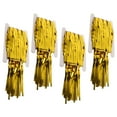 thumbnail image 3 of WRISTBIQUE Background Wall Decoration Fringe Curtain Golden 4Pcs 98X39In, 3 of 10