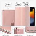 thumbnail image 4 of Funda para iPad 10.2 para iPad 9.ª generación 2021/iPad 8.ª generación 2020/iPad 7.ª generación 2019, cubierta trasera suave esmerilada con soporte para iPad de 10,2 pulgadas, encendido/apagado automá, 4 of 5