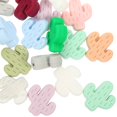 thumbnail image 2 of 24pcs Baby Teething Beads Silicone Cactus Beads Pacifier Chain Accessories, 2 of 2