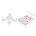 thumbnail image 1 of 1/12 Modelo de Octogonal con 4 Sillas + Cama en Miniatura Muebles de, 1 of 9