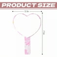 thumbnail image 7 of RAGUPEL Hand Mirrors with Handle,Heart Glass Mirror 7.1"*5.1"*0.4" Handheld Mirror,Crystal-Clear Reflection Handheld Mirror with Handle,Style4, 7 of 7