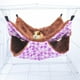 thumbnail image 5 of Hamaca colgante de doble capa para animales pequeños, jaula cálida, cama colgante para mascotas Conejo morado, 5 of 9