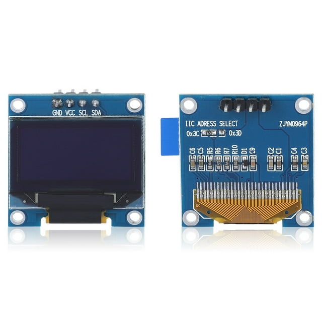 Módulo De Placa De Pantalla OLED LCD De 0,96 Pulgadas, Placa De Pantalla OLED De 128 X 64, Placa De Pantalla Autoluminosa En Serie, Para Serie 51, Serie MSP430, STM32, Chip CSR