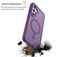thumbnail image 2 of Tekcoo for Samsung Galaxy S25 FE Case, Compatible with MagSafe Military Grade Drop Protection Magnetic Rugged Cover Translucent Back Shockproof Cell Phone Case for Galaxy S25 FE 6.7" - Purple, 2 of 9