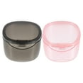 thumbnail image 1 of EeaseCA 2pcs Creative False Tooth Boxes Orthodontic Denture Holders Plastic Denture Boxes, 1 of 7