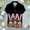 Black, variant on XEGLSBU Men's Hawaiian Shirt Short Sleeve Floral Button Down Shirts Tropical Holiday Beach Shirts